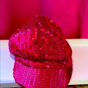 Sequin Pink Cap